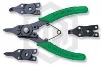 Jonnesway P266 Щипцы универсальные со сменными рабочими частями для стопорных колец в наборе,160 мм, 6-50 мм, 4 предмета Jonnesway P266 Щипцы универсальные со сменными рабочими частями для стопорных колец в наборе,160 мм, 6-50 мм, 4 предмета