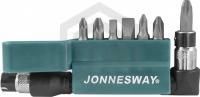 Jonnesway S08H208S Комплект вставок-бит 1/4"DR, SL4,7, PH1,2,3, PZ1,2, c Г-образным приводом, 8 предметов Jonnesway S08H208S Комплект вставок-бит 1/4"DR, SL4,7, PH1,2,3, PZ1,2, c Г-образным приводом, 8 предметов