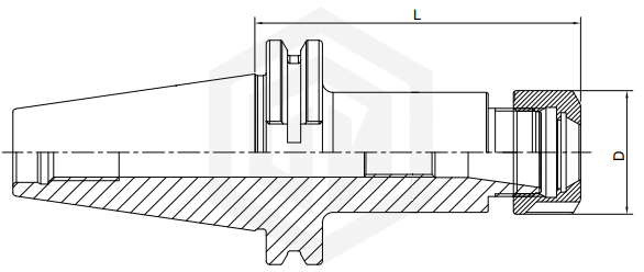 Патрон цанговый SK40-ER16A-70 G2.50 STI Патрон цанговый SK40-ER16A-70 G2.50 STI