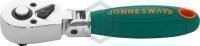 Jonnesway R4203 Рукоятка трещоточная укороченная с шарниром 3/8"DR, 36 зубцов, 155 мм Jonnesway R4203 Рукоятка трещоточная укороченная с шарниром 3/8"DR, 36 зубцов, 155 мм