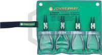 Jonnesway AG010002S Универсальный набор щипцов для стопорных колец "разжим и сжим" 7", 4 предмета Jonnesway AG010002S Универсальный набор щипцов для стопорных колец "разжим и сжим" 7", 4 предмета