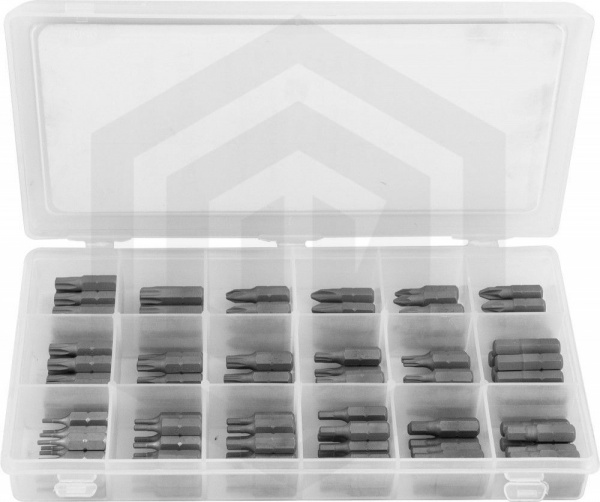 Jonnesway S29H2180S Набор вставок-бит 1/4"DR, 18 видов по 10 штук Jonnesway S29H2180S Набор вставок-бит 1/4"DR, 18 видов по 10 штук