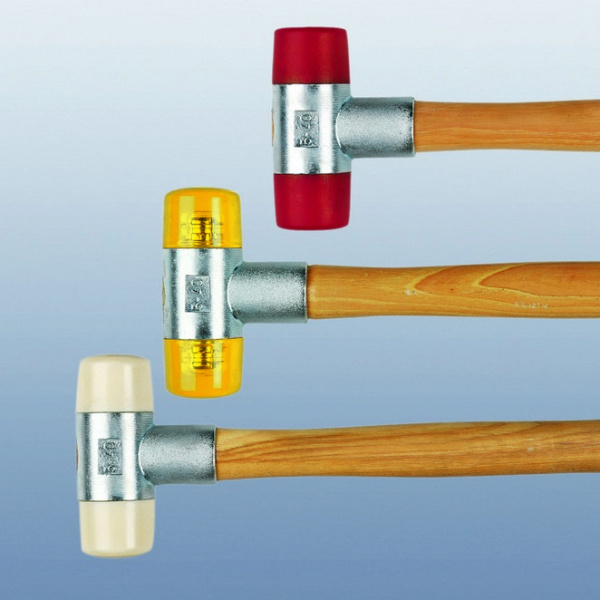 100 L боёк сменный из пластика Cellidor для киянок серии 100, #2 x 28 мм, мягкий, жёлтый 100 L боёк сменный из пластика Cellidor для киянок серии 100, #2 x 28 мм, мягкий, жёлтый