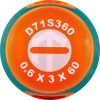 Jonnesway D71S360 Отвертка стержневая шлицевая ANTI-SLIP GRIP, SL3.0х60 мм Jonnesway D71S360 Отвертка стержневая шлицевая ANTI-SLIP GRIP, SL3.0х60 мм