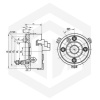 Трехкулачковый токарный патрон российского стандарта 7100-0039 Трехкулачковый токарный патрон российского стандарта 7100-0039