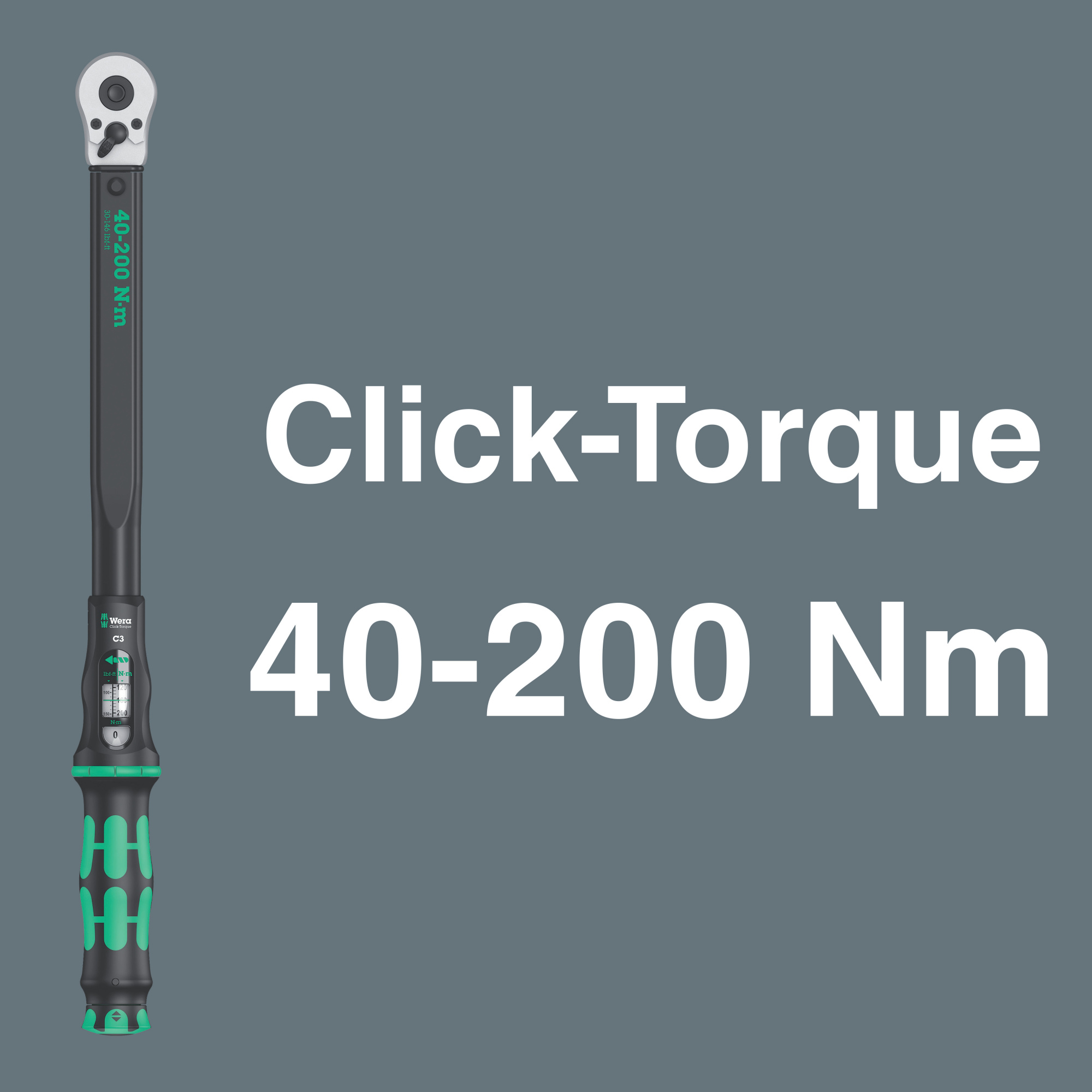 Click-Torque C 3 Set 1 Набор торцевых головок с динамометрическим ключом 40-200 Нм, 13 пр. Click-Torque C 3 Set 1 Набор торцевых головок с динамометрическим ключом 40-200 Нм, 13 пр.