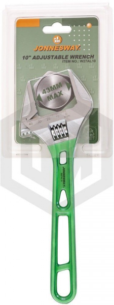 Jonnesway W27AL10 Ключ разводной с облегченной рукояткой, 0-43 мм, L-250 мм Jonnesway W27AL10 Ключ разводной с облегченной рукояткой, 0-43 мм, L-250 мм