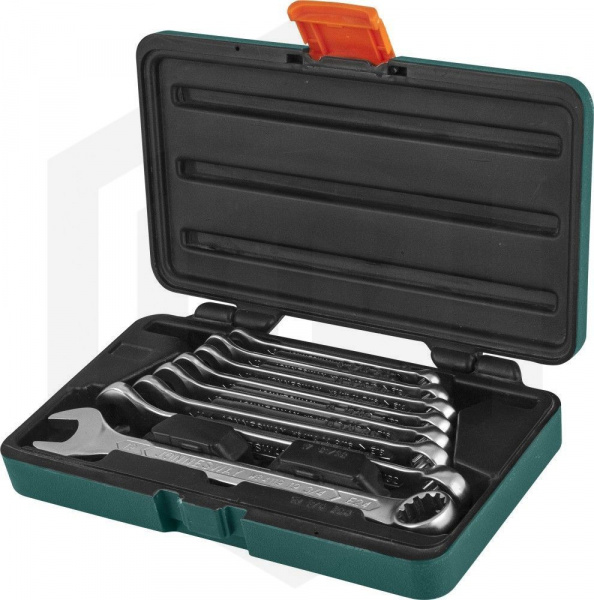 Jonnesway W84108S Набор ключей гаечных комбинированных с профилем SUPER TECH в кейсе, 8-19 мм, 8 предметов Jonnesway W84108S Набор ключей гаечных комбинированных с профилем SUPER TECH в кейсе, 8-19 мм, 8 предметов