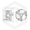 Трехкулачковый токарный патрон TK21-1250A Трехкулачковый токарный патрон TK21-1250A