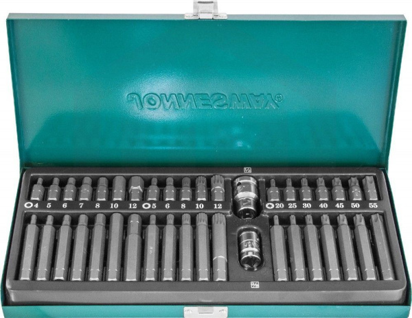 Jonnesway S29H4140S Набор вставок-бит 10 мм DR с переходниками, 40 предметов Jonnesway S29H4140S Набор вставок-бит 10 мм DR с переходниками, 40 предметов