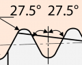 Британская трубная резьба 55° (BSPT) Британская трубная резьба 55° (BSPT)
