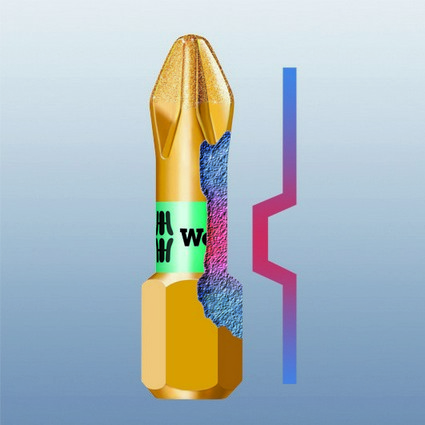 Bit-Check 10 BiTorsion 1 набор бит торсионных с торсионным битодержателем Rapidaptor, 10 пр., 1/4" C6.3