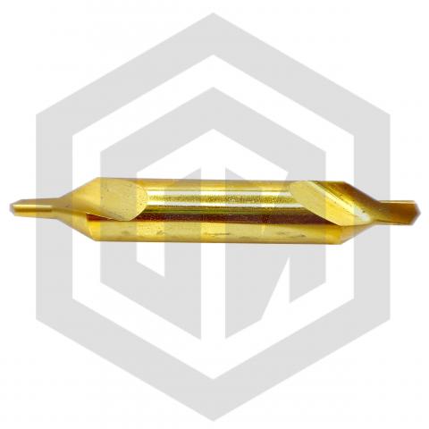 Сверло центровочное 1.6 HSS TiN DIN333A STI