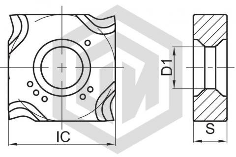 Пластина SNEX12T4-GM GA4230 GESAK