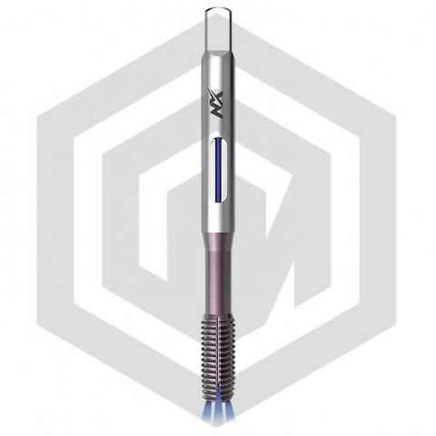 Метчик бесстружечный M20 2980NXIKZN DIN 2174 6HX HSSE Co8 TiCN NAREX