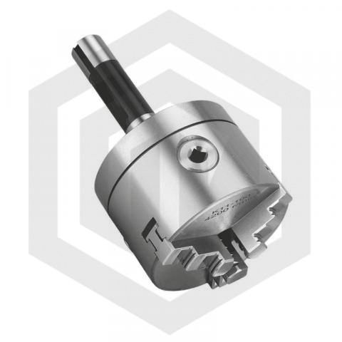 Трехкулачковый самоцентрирующийся токарный патрон Dj-15010/R8-80