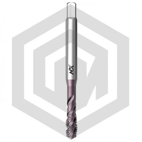 Метчик машинный M10 2280NX DIN 371 RSP40 6H HSSE V3 TiCN NAREX