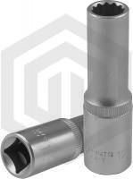 Jonnesway S04HD4712 Головка торцевая глубокая 12-гранная 1/2"DR, 12 мм