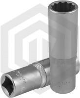 Jonnesway S04HD4717 Головка торцевая глубокая 12-гранная 1/2"DR, 17 мм