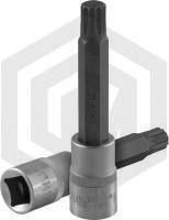 Jonnesway S64H4212 Торцевая насадка 1/2"DR с вставкой-битой SPLINE, M12, 100 мм