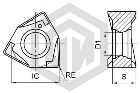 Пластина WNGU040304-GM GS4130 GESAK