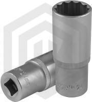 Jonnesway S04HD4724 Головка торцевая глубокая 12-гранная 1/2"DR, 24 мм