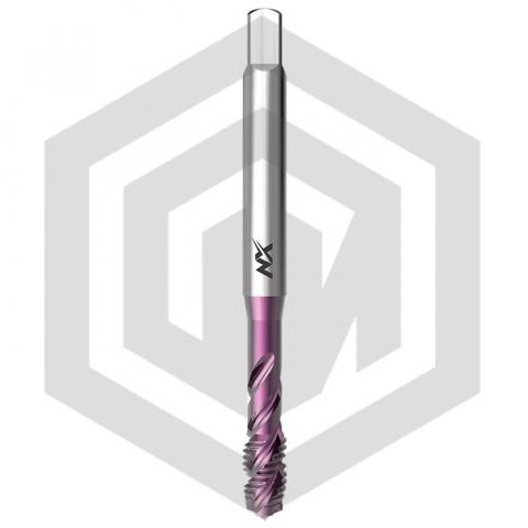 Метчик машинный M10 2070NX DIN 371 RSP40 6H HSSE V3 TiAlN NAREX