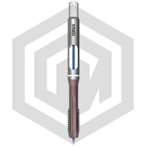 Метчик машинный M10 1080IKZ DIN 371 B 6HX HSSE TiCN NAREX