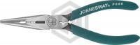 Jonnesway P066 Длинногубцы прямые, многофункциональные, с ПВХ рукоятками, 160 мм