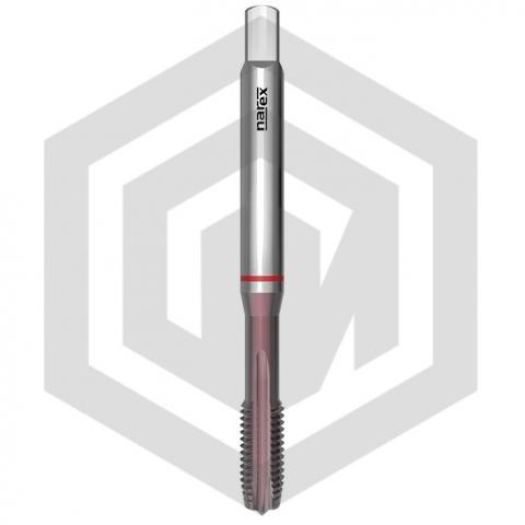 Метчик машинный M10 1580 DIN 371 B 6H HSSE V3 TiCN NAREX