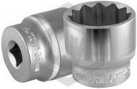 Jonnesway S04H4936 Головка торцевая 12-гранная 1/2"DR, 36 мм