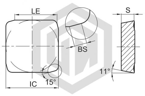 Пластина SPER1203EDTR-MR GA4230 GESAK