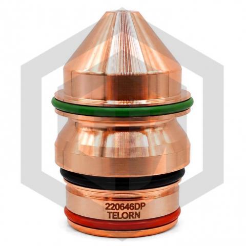 Сопло двойное BEVEL 130A 220646DP TELORN