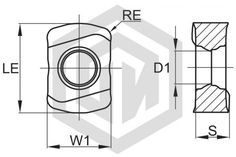 Пластина LNMX151106-GM GST7130 GESAK