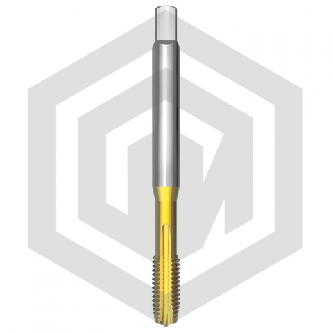 Метчик машинный M3x0.5 DIN 371 B HSSE TiN GSR