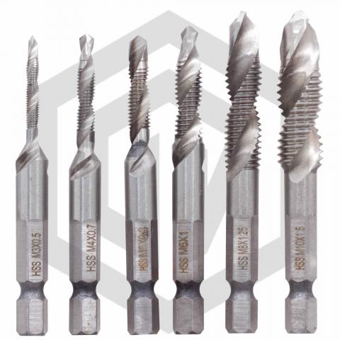 Метчики комбинированные комплект M3-M10 HSS 4241 STI