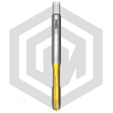 Метчик машинный M3 1510 DIN 371 B 6H HSSE TiN NAREX