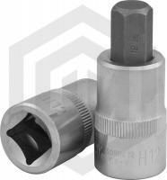 Jonnesway S09H412 Насадка торцевая 1/2"DR с вставкой-битой шестигранной, H12, 55 мм