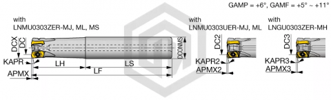 Фреза концевая EXN03R022M20.0-04 TUNGALOY Фреза концевая EXN03R022M20.0-04 TUNGALOY