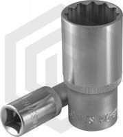 Jonnesway S04HD4725 Головка торцевая глубокая 12-гранная 1/2"DR, 25 мм