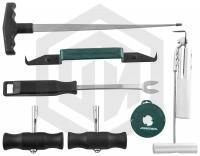 Jonnesway AB010002 Комплект для демонтажа лобовых стекол, 7 предметов