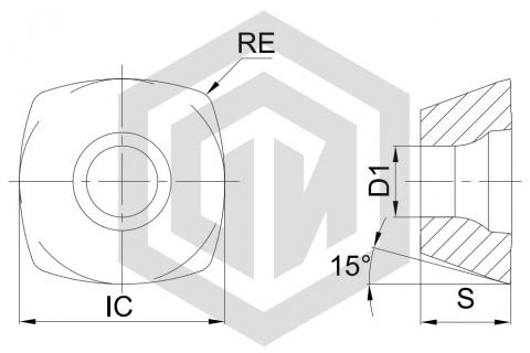 Пластина SDMT150512-GM GK1125 GESAK