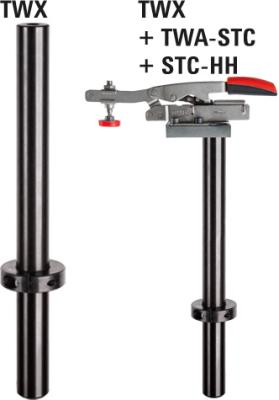 TW16X Удлинитель для быстрозажимных устройств, Ø 16 мм, для TW16A-STC / TW16VAD / TWVAD TW16X Удлинитель для быстрозажимных устройств, Ø 16 мм, для TW16A-STC / TW16VAD / TWVAD
