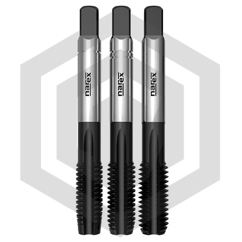 Метчик ручной M20 SET 0290B DIN 352 6H HSSE OX NAREX