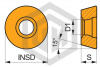 Пластина RDHX 1003MOT:M8310 DORMER&PRAMET