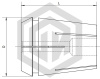 Цанга для метчика ER40G 6.0x4.9 BRIGHT-TOOLS Цанга для метчика ER40G 6.0x4.9 BRIGHT-TOOLS