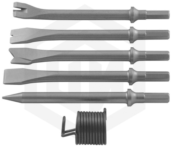 Jonnesway JAH-6833HK Набор молоток пневматический 2100 уд/мин., патрон H10, с насадками, 8 предметов Jonnesway JAH-6833HK Набор молоток пневматический 2100 уд/мин., патрон H10, с насадками, 8 предметов