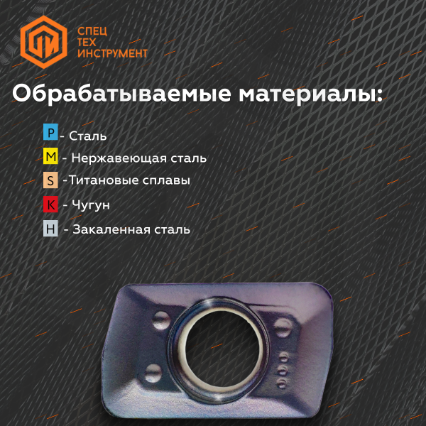 Пластина AOMT070208PDPR-MJ AH725 TUNGALOY