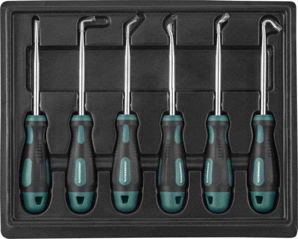 Jonnesway AI030027 Набор крючков для демонтажа уплотнительных колец, 6 предметов Jonnesway AI030027 Набор крючков для демонтажа уплотнительных колец, 6 предметов