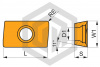 Пластина APET 160408FR-FA:HF7 DORMER&PRAMET